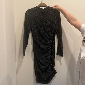 Veronica Beard Black Sparkly Dress